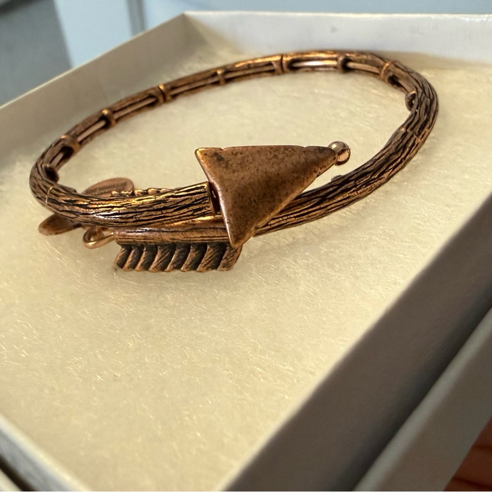 Alex and Ani Bronze Vintage 66 Arrow Bracelet